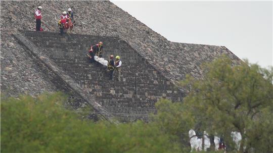 Teotihuacan ist eine der meistbesuchten Ausgrabungsstätten in Mexiko. 