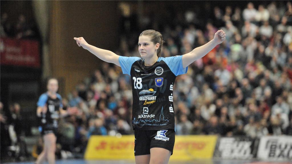 Teresa von Prittwitz kurz vor dem Abpfiff. 