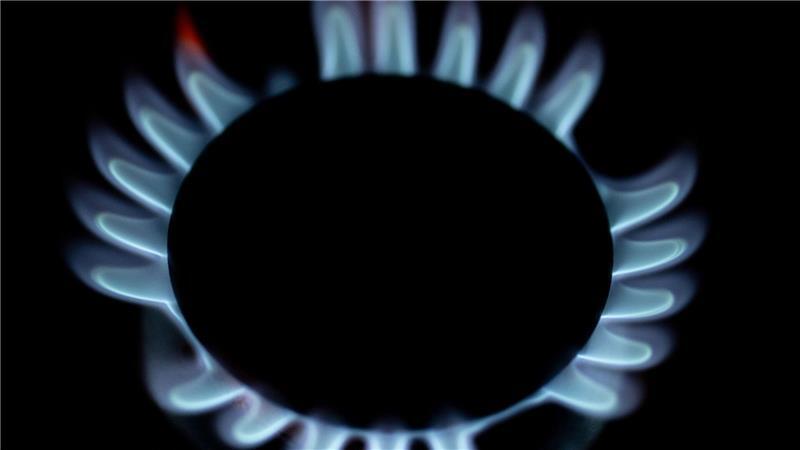 Inflationsrate sinkt auf 2,2 Prozent - Lebensmittel teurer Teures Gas: Die Energiepreise sind seit dem Ukraine-Krieg rasant gestiegen (Archivbild)