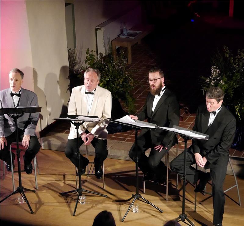 The London Quartet begeisterte die Zuhörer in der Oldendorfer Kirche ganz ohne Mikrofon und technische Hilfsmittel.