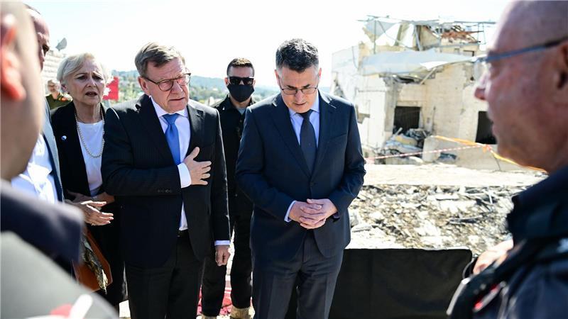 Thema sind unter anderem die Zerstörungen durch den Iran-Krieg.