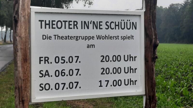Theoter in'ne Schüün: Der Name ist Programm. Es wird im Juli gespielt.