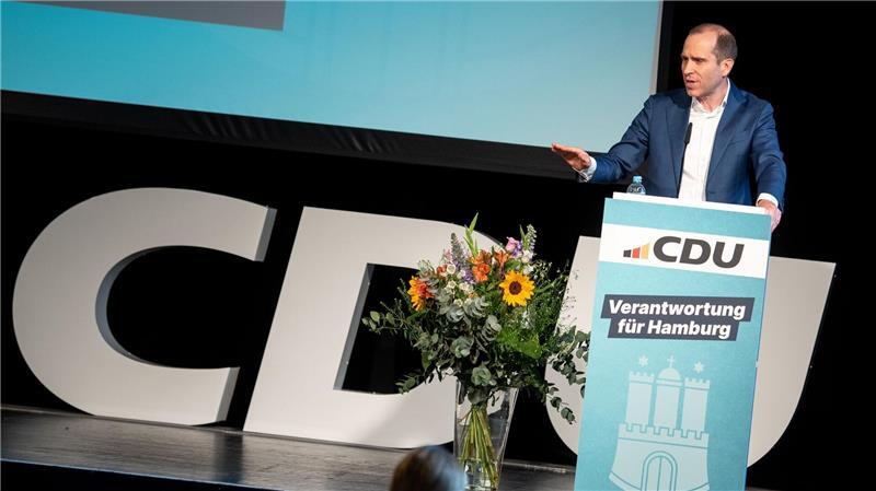 Thering ist erneut als Landesvorsitzender der Hamburger CDU bestätigt worden.