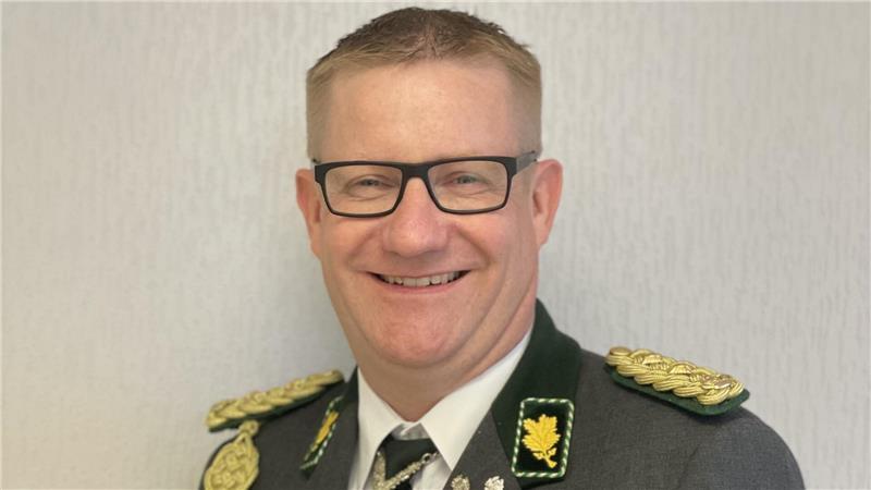 Thomas Aldag, Vorsitzender der Ahlerstedter Schützen.