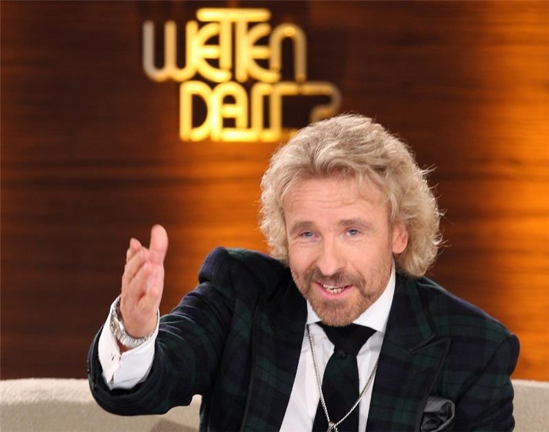 Thomas Gottschalk moderiert noch einmal die ZDF-Show «Wetten, dass..?». Foto: Jan Woitas/dpa-Zentralbild/dpa
