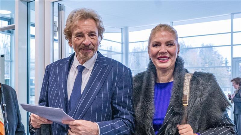 Thomas Gottschalk und Ehefrau Karina bei der „Menschen in Europa“-Preisverleihung