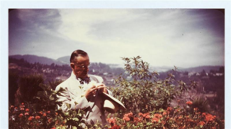 Autor und Aktivist - 150 Jahre Thomas Mann Thomas Mann in den 40er Jahren in Pacific Palisades.