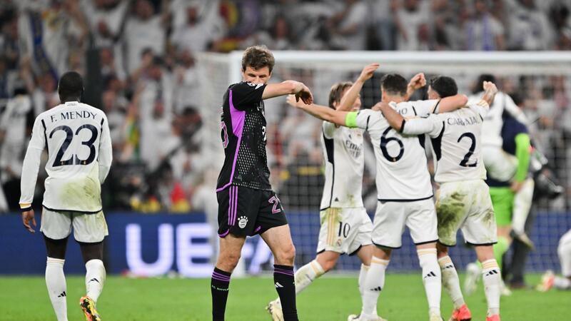 Thomas Müller und der FC Bayern sind in der Champions League an Real Madrid gescheitert.
