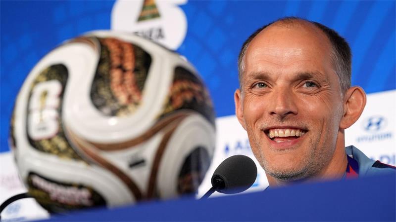 Das war die WM-Nacht: Spaniens König jubelt, Tuchel überlegt Thomas Tuchel strahlte große Vorfreude auf das WM-Halbfinale aus.