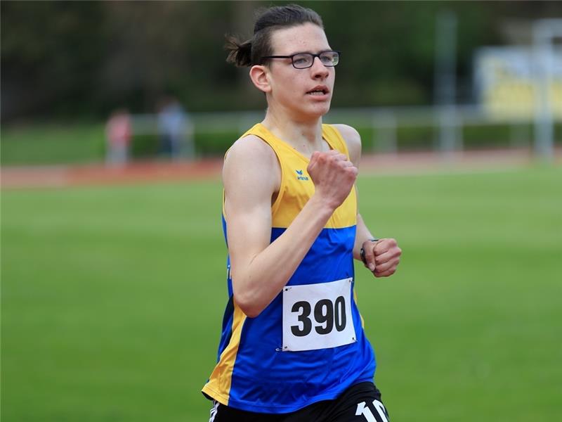 Thorge Sundermann hat über die 1500 m Hindernis die Norm für die Deutsche Meisterschaft geknackt. Foto: Verein