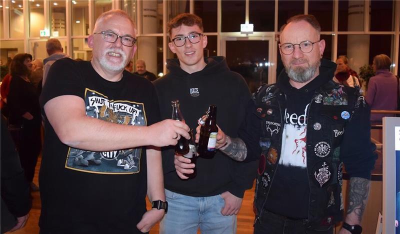 Thorsten, Lasse und Holger sind aus Himmelpforten angereist. Die LB Steel-Hörspielreihe kannten sie vorher nicht.