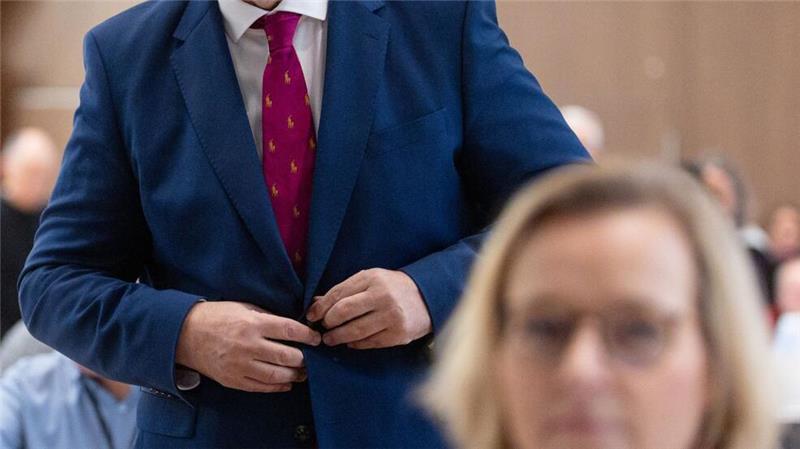 Thüringens BSW-Co-Chef Steffen Schütz versprach Veränderungen in Thüringen. 