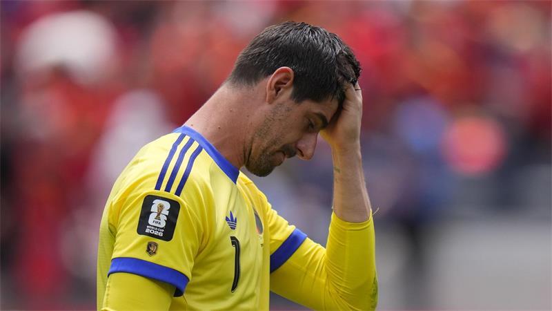 Das war die WM-Nacht: Merino schießt Spanien ins Halbfinale Tief enttäuscht: Für Thibaut Courtois und Belgien ist die WM vorbei.