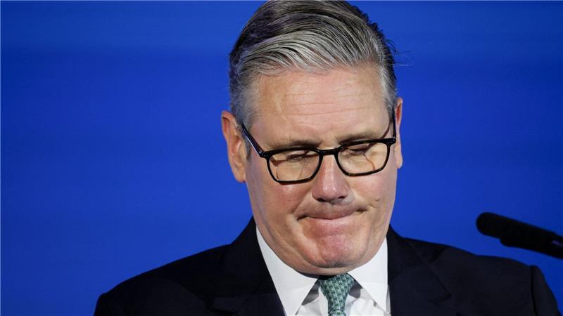 Tief in der Krise: Der britische Premierminister Keir Starmer. (Archivbild)