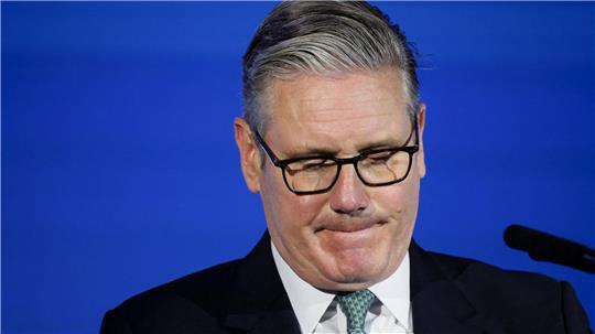 Tief in der Krise: Der britische Premierminister Keir Starmer. (Archivbild)