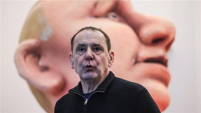 Tilly vor Putin-Figur (Archivbild)