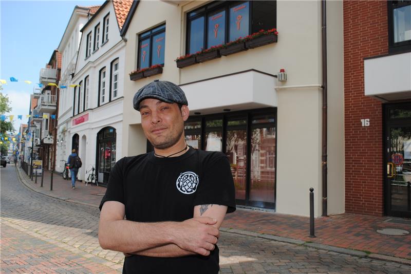 Tim Franz macht am Ostfleth weiter: Die Spielhalle wird umgebaut, Mitte Juli wird hier der Irish Pub „The Rebel’s Choice‘“ wiedereröffnet.  Foto Vasel