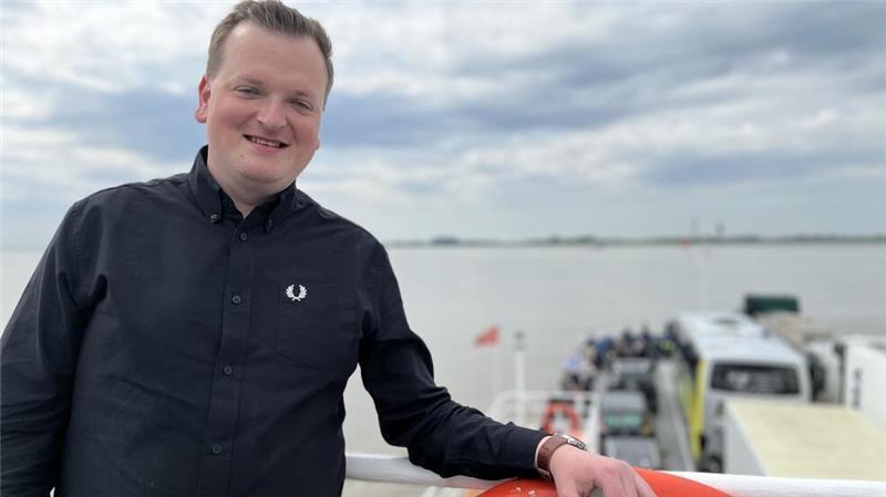 Tim Kunstmann, Geschäftsführer der FRS Elbfähre.