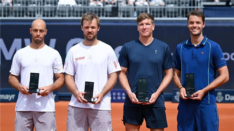 München-Triumph beflügelt Zverev: „Genauso weitermachen“ Tim Pütz und Kevin Krawitz (links) verloren das München-Finale gegen Andre Goransson und Sem Verbeek.