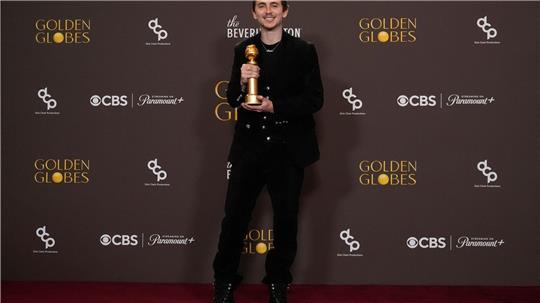 Timothée Chalamet bekam seinen ersten Golden Globe.