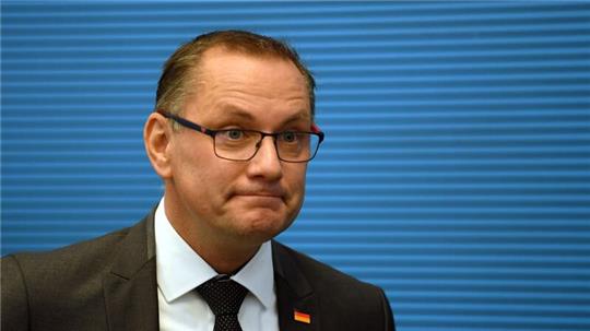 Tino Chrupalla musste im Oktober 2023 einen Wahlkampfauftritt in Ingolstadt abbrechen.