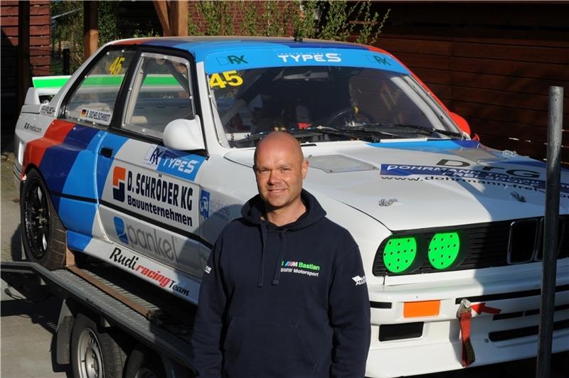 Titelverteidiger Bastian Sichelschmidt aus Mulsum gilt als Mitfavorit auf die Deutsche Meisterschaft . Er startet wieder mit seinem BMW. Fotos: Berlin