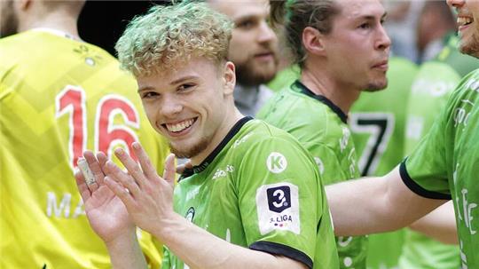 Tjark Jonas erzielte für Eintracht Hildesheim als Nummer zwei auf Linksaußen in 14 Spielen 21 Tore.