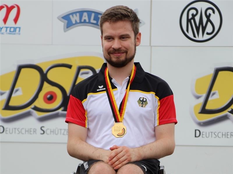 Parasportschießen: Tjark Liestmann vom SV Ladekop tritt bei WM in Peru an Tjark Liestmann holte im August die Goldmedaille bei der Deutschen Meisterschaft. Foto: BSV Stade (nomo)