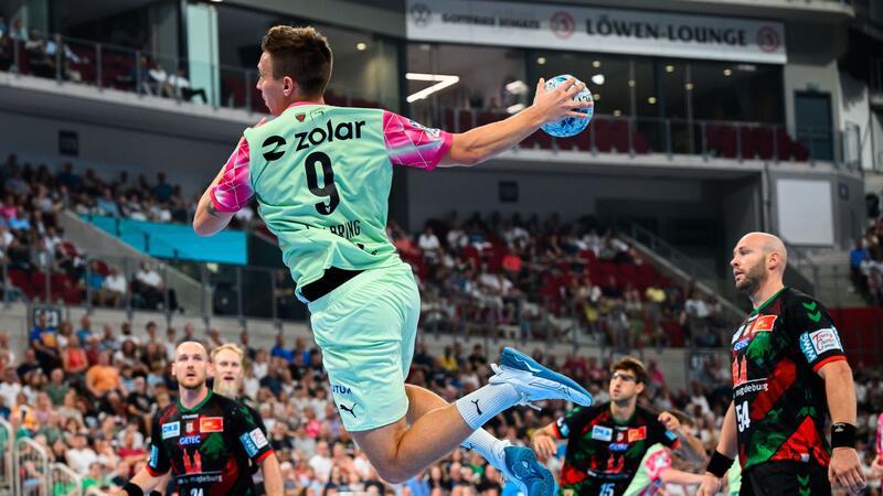 Premieren-Sieg: Berlin holt erstmals Handball-Supercup Tollbring war bester Berliner Werfer beim Supercupsieg gegen Magdeburg.