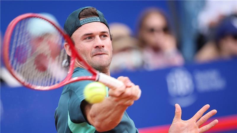 Tommy Paul (USA) steht nach seinem Sieg über Daniel Altmaier am Rothenbaum im Halbfinale.