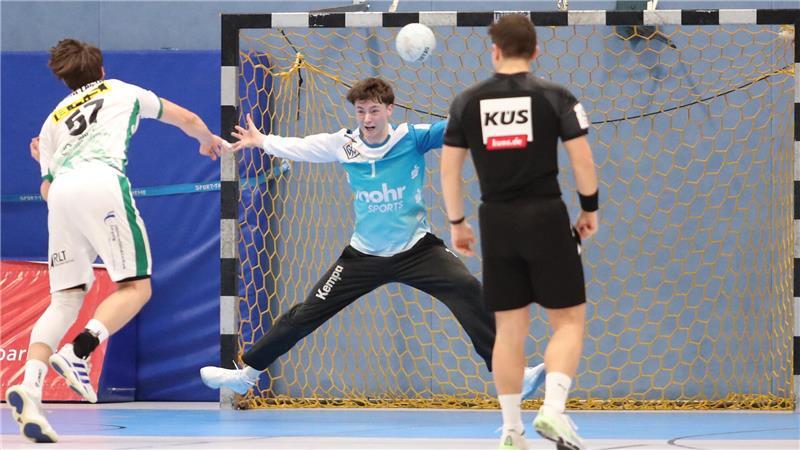 Torhüter Luis Prochaska zeigte vor allem in der ersten Halbzeit eine überragende Leistung.