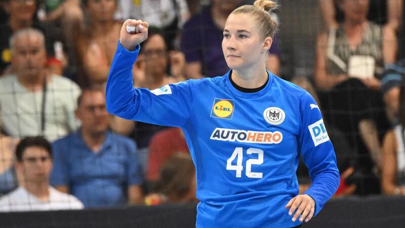 Sechs Handball-Gesichter für den Medaillen-Traum Torhüterin Katharina Filter hält ihr Team immer wieder im Spiel.