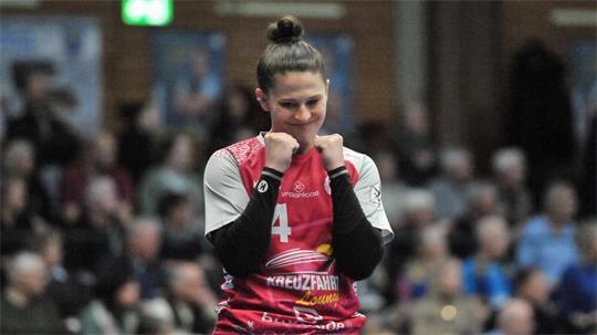 Torhüterin Sophie Fasold stand bei einem Testspiel in Dänemark wieder zwischen den Pfosten.