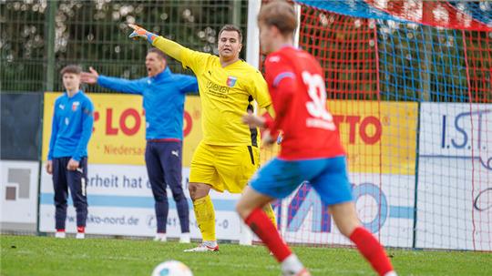 Torwart Fabian Klinkmann und die SV D/A II gaben eine 2:0-Führung noch aus der Hand.