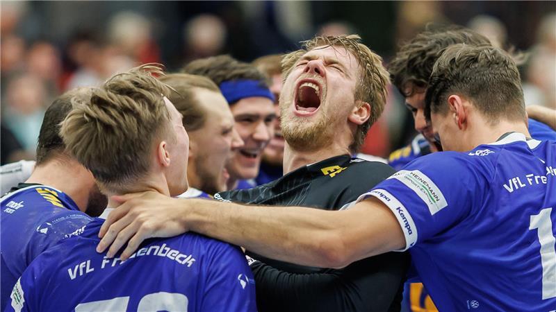 Torwart Justin Rundt ist beim VfL Fredenbeck die Nummer eins zwischen den Pfosten.