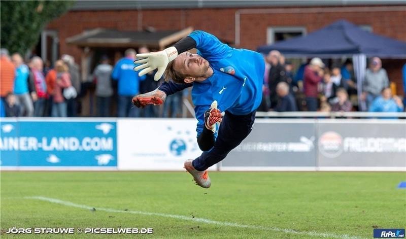 Torwart Patrick Siefkes zeigte im Spiel gegen Hannover 96 II mehrere Glanzparaden. Archivfoto: Struwe