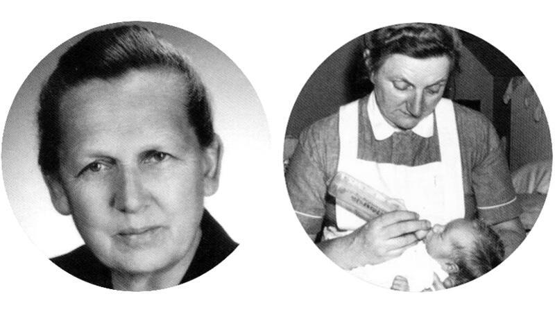 Totenfrau Katharina Lütje und Hebamme Katharina Bähr.