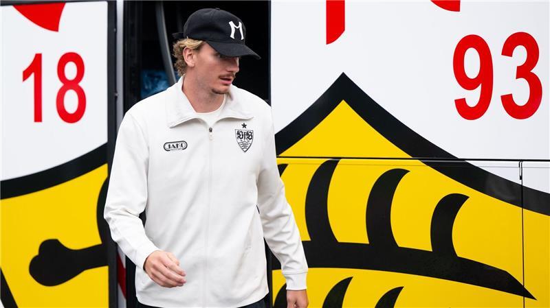 Ex-Bremer Woltemade: Stuttgart geht von Verbleib aus Trägt vorerst weiter VfB-Dress: Nationalstürmer Nick Woltemade.
