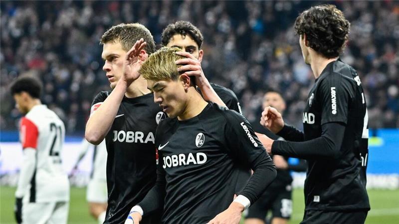 Glanz vor dem Abschied: Marmoush trifft und serviert Traf aus dem Nichts zur Freiburger Führung: Ritsu Doan.