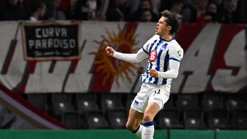 Traf per Elfmeter zur Führung gegen Mainz: Herthas Fabian Reese.
