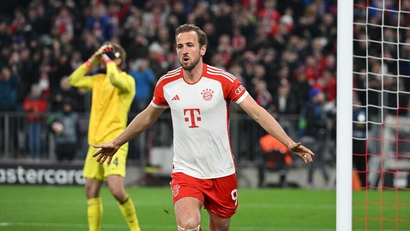 Großer Sieg für Tuchel und Bayern: Kanes Wembley-Traum lebt Traf per Kopf zum wichtigen 1:0: FCB-Torjäger Harry Kane.