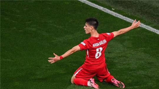 Traf sehenswert zum zwischenzeitlichen 2:1 der Türkei gegen Georgien: Arda Güler.