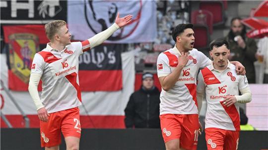 Traf zur Mainzer Führung gegen Freiburg: Nationalspieler Jonathan Burkardt.