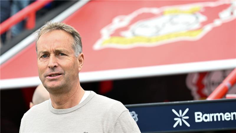 Trainer Hjulmand steht bei Bayer vor dem Aus.