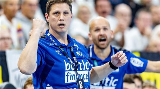 Trainer Nicolej Krickau war mit der SG Flensburg-Handewitt in Kroatien zu Gast.
