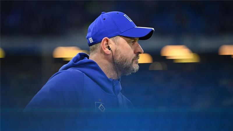 Trainer Steffen Baumgart gerät beim Hamburger SV stärker unter Druck