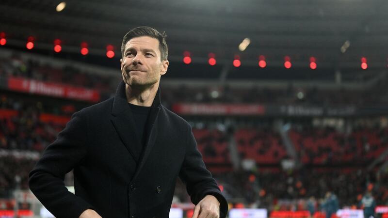 Trainer Xabi Alonso stellte mit Bayer Leverkusen einen Rekord auf.