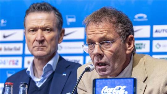 Trat als Hertha-Aufsichtsratschef zurück:  Klaus Brüggemann (r).