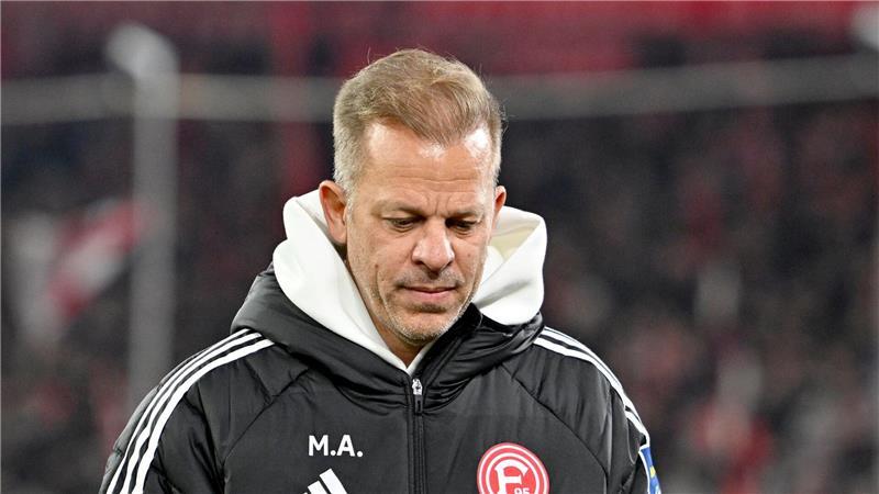 Trauert um seinen Freund Georg Koch: Düsseldorfs Trainer Markus Anfang (Archivbild).