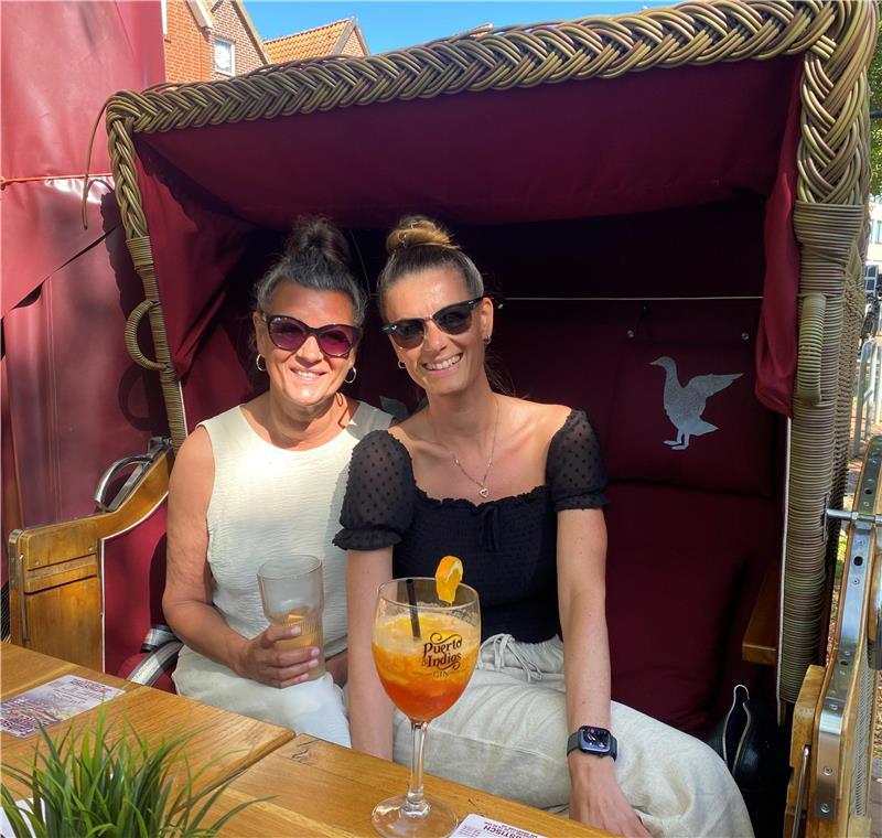 Treffpunkt für Mutter und Tochter: Stefanie und Marie Kuhlmann verabreden sich gerne im Entlein.